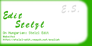 edit stelzl business card
